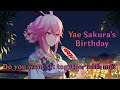 Yae Sakura Birthday CG Scene 2021 (Bahasa Indonesia with commentary) // Honkai Impact 3rd (SEA)