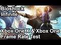 Bioshock Infinite Xbox One X vs Xbox One Frame Rate Comparison