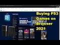 Buying PS3 Game in 2021 on Web Browser