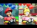 Mario Kart 8 Deluxe - Multiplayer - Balloon Battle - Baby Mario vs Baby Peach