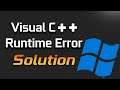 Microsoft Visual C++ 2015 Runtime Error In Windows 10 FIX [ Tutorial]