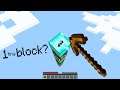 Minecraft UHC but you only get 1 shrunk block...