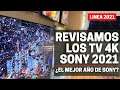 SONY y su mejor año en TELEVISORES 4K | Revisamos Sony X80J X85J X90J Y A80J Línea 2021