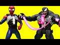 Spider-Man Maximum Venom With Venom Gear Gets Ooze | Toy Slime Video
