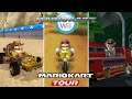 Wario (Cowboy), Waluigi (Bus Driver) & Wario (Hiker) In Mario Kart Wii [Mario Kart Tour]