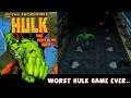 Worst Hulk Game Ever - The Incredible Hulk: The Pantheon Saga Gameplay PS1 HD