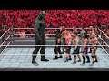 WWE 2K Giant Black Panther vs Mini WWE Superstars Match!