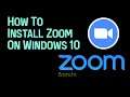#zoom How To Install Zoom on Windows 10