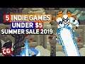 5 Indie Games Under $5 Steam Summer Sale 2019 | You Must Build A Boat & more!