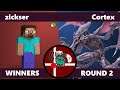 Chuck's MG Winners Round 2 - zickser (Steve, Yoshi) vs. Cortex (Ridley) SSBU