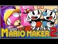 CUPHEAD maker!!!!!! | Super Mario Maker 2