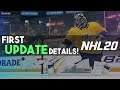 First NHL 20 UPDATE Details and Review (October 1st, 2019)