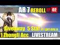 Genshin Impact - AR 7 and 10 Rerolls  5 Star Giveaway Zhongli EP 02 Livestream
