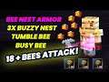Improved Bees Build Minecraft Dungeons with BEE NEST ARMOR