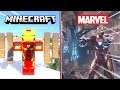 IronMan! หนัง VS IronMan มายคราฟ Mark 50 | Minecraft