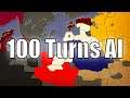 Medieval II: Teutonic 100 Turn AI Only Timelapse