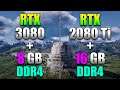 RTX 3080 + 8GB DDR4 vs RTX 2080 Ti + 16GB DDR4