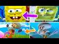 SpongeBob Battle for Bikini Bottom Rehydrated All Cutscenes Comparison (PS4-PS2)