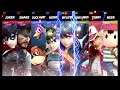 Super Smash Bros Ultimate Amiibo Fights – Request #17229 4 team stage morph battle