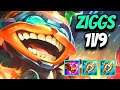 The 3-star Ziggs Hyper Carry 1v9 | TFT | Teamfight Tactics