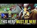 THIS HERO MUST BE NERF..!! Centaur Aghanim + Paladin Sword Counter Meepo 7.24 | Dota 2
