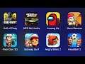 Call of Duty Mobile,Amoung Us,Hero Rescue,Pixel Gun 3D,Subway Surfers,Angry Birds 2,Head Ball 2