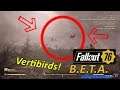 Flying Vertibirds in Fallout 76 B.E.T.A.