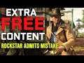 Free Extra Content for Red Dead Redemption 2 PC - Rockstar Admits Mistake