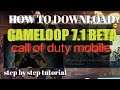 Gameloop 7.1 Beta Version Emulator, Call Of Duty Mobile ( How to Download And Install )