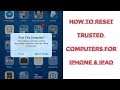How to Reset Trusted Computers for iPhone and iPad