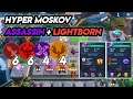 HYPER MOSKOV MAGIC CHESS - 6 WEAPON MASTER 6 ABYSS 4 ASSASSIN 4 LIGHTBORN - MAGIC CHESS