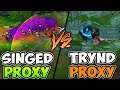 I GOT INTO A PROXY WAR WITH TRYNDAMERE! WHO CAN PROXY BETTER? - League of Legends