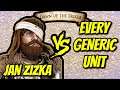 JAN ZIZKA vs EVERY GENERIC UNIT | AoE II: Definitive Edition