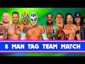 Lucha Dragons & Randy Orton & Brock Lesnar vs. Big E & Nakamura & Andre The Giant & Undertaker
