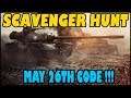 May 26th Scavenger Hunt Code | NA Server