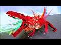 Godzilla da Luz vs Colossal Titan Lesser: Covil do Brack Dragon! Ark Dinossauros