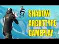 SHADOW ARCHETYPE SKIN Game Play in Fortnite Zone Wars