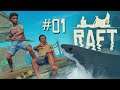 Auf dem weiten, blauen Ozean~  ♡  #01 🦈 Let's Play Raft | Together