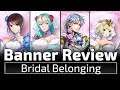 Bridal Tanith, Sigrun, Pent, & Fjorm | Fire Emblem Heroes Banner Review of Bridal Belonging