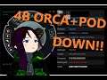 【EVE Online】4B ORCA DOWN!!【Caladrius Hive】【1550GP Brasca】