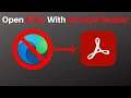 How To Always Open PDF Files With Adobe Acrobat Reader DC Instead Of Microsoft Edge Web Browser