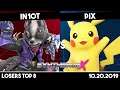 iN10T (Wolf) vs Pix (Pikachu/Toon Link) | Losers Top 8 | Synthwave X #6