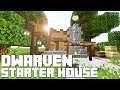 Minecraft Dwarven Starter House Tutorial - Building with Daph