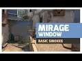 Mirage WINDOW Smoke - Basic Smokes CS:GO (Active ✔️)