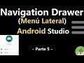 Navigation Drawer ✨ Menú Lateral en Android Studio ➤ Parte 5: Toolbar y menú de hamburguesa
