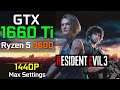 Resident Evil 3 | GTX 1660 Ti + Ryzen 5 3600 | 1440p Max Preset | Gameplay Benchmark