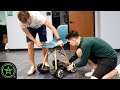 Riding a Chair on Two Hoverboards - Between the Games