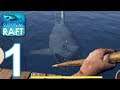 Survival on Raft - Gameplay Walkthrough Part 1 - Tutorial (iOS)