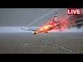 Air Corsica A320 Crashes in Pakistan [Engine Fire]