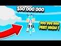 BUYING THE $50,000,000 POGO STICK IN POGO SIMULATOR AND REACHING MAX HEIGHT! (Roblox)